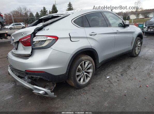 5UXKU2C53K0Z62875 2019 BMW X6 Silver Trasero derecho