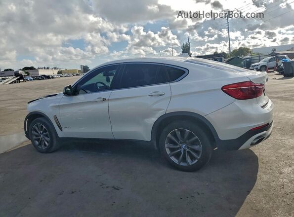 5UXKU2C55J0X51627 2018 BMW X6 Белый Задняя левая четверть