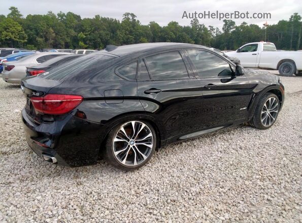 5UXKU6C53J0W39111 2018 BMW X6 Черный Задняя правая четверть