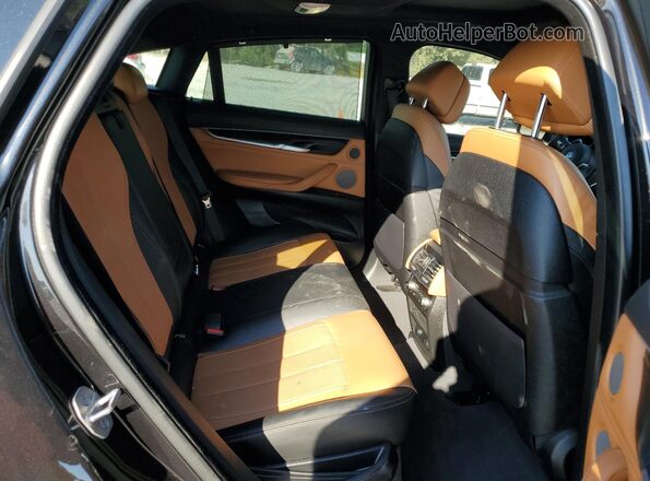 5UXKU6C53J0W39111 2018 BMW X6 Черный Вид задней части салона