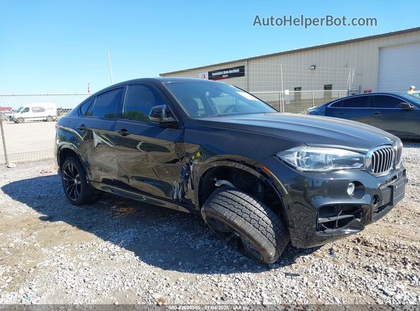5UXKU6C58KLP60457 2019 BMW X6 Черный Вид спереди