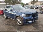 2022 Bmw X5 Phev Xdrive45e Blue vin: 5UXTA6C09N9L13543