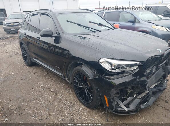 5UXTR9C59JLD57080 2018 BMW X3 Черный Передняя правая четверть