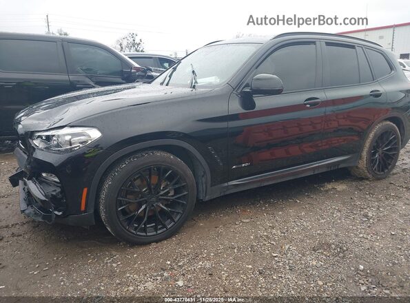 5UXTR9C59JLD57080 2018 BMW X3 Черный Передняя левая четверть