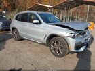 2021 Bmw X3 Xdrive30i Silver vin: 5UXTY5C03M9F01031