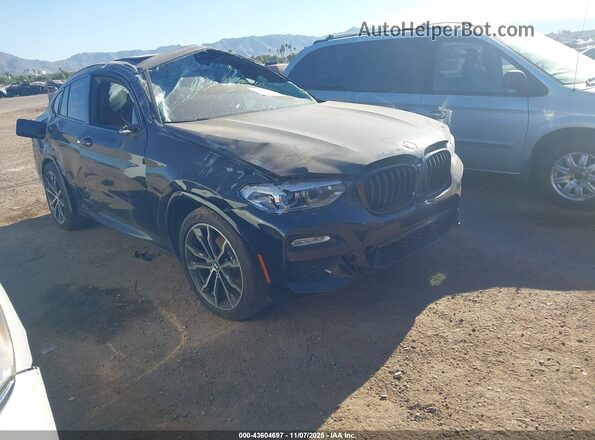 5UXUJ3C58KLG52794 2019 BMW X4 Синий Передняя правая четверть
