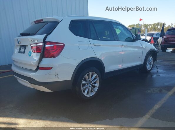 5UXWZ7C36H0V89029 2017 BMW X3 Белый Задняя правая четверть