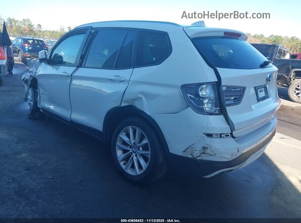 5UXWZ7C36H0V89029 2017 BMW X3 Белый Задняя левая четверть