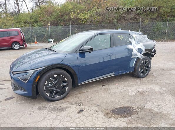 5XYC3DJCXSG009239 2025 KIA EV6 Синий Передняя левая четверть