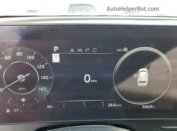 5XYK53AF8PG083440 2023 KIA SPORTAGE Gray Widok zestawu wskaźników