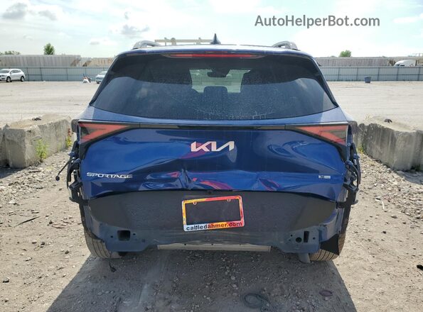 5XYK6CDF1RG229222 2024 KIA SPORTAGE Blue Widok z tyłu