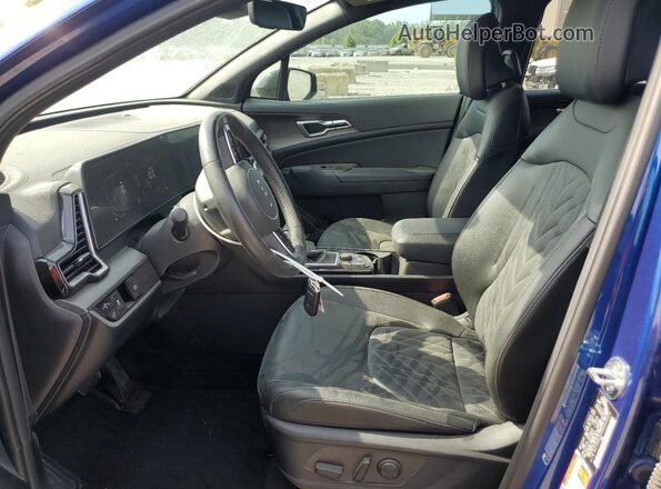 5XYK6CDF1RG229222 2024 KIA SPORTAGE Blue Widok wnętrza z przodu