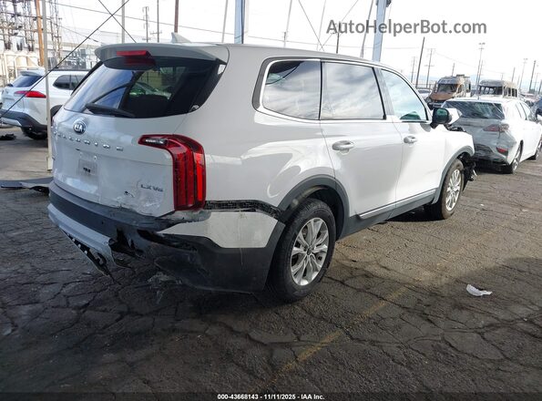 5XYP2DHC3MG169976 2021 KIA TELLURIDE Белый Задняя правая четверть
