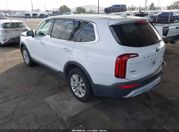 5XYP2DHC3MG169976 2021 KIA TELLURIDE Белый Задняя левая четверть