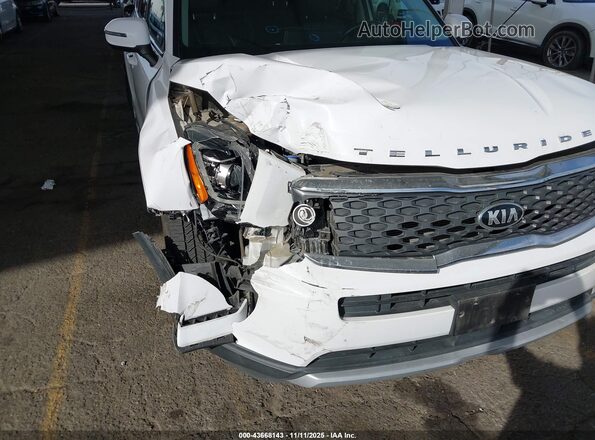 5XYP2DHC3MG169976 2021 KIA TELLURIDE Белый Вид спереди