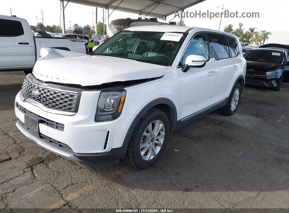 5XYP2DHC3MG169976 2021 KIA TELLURIDE Белый Передняя левая четверть