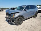 2021 Kia Telluride Lx Gray vin: 5XYP2DHC4MG126067