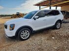 2022 Kia Telluride Lx White vin: 5XYP2DHCXNG212355