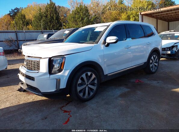 5XYP34HC0NG297008 2022 KIA TELLURIDE Белый Передняя левая четверть
