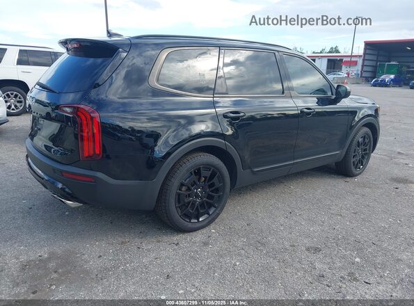 5XYP3DHC0NG290768 2022 KIA TELLURIDE Черный Задняя правая четверть