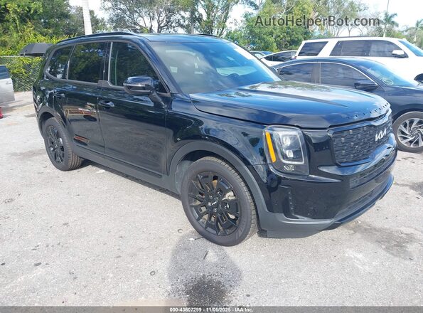 5XYP3DHC0NG290768 2022 KIA TELLURIDE Черный Передняя правая четверть