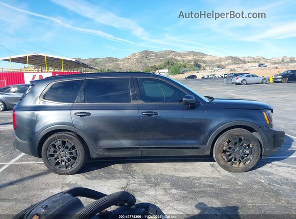 5XYP3DHC6MG127833 2021 KIA TELLURIDE Серый Вид задней части салона