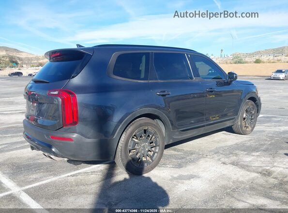 5XYP3DHC6MG127833 2021 KIA TELLURIDE Серый Задняя правая четверть