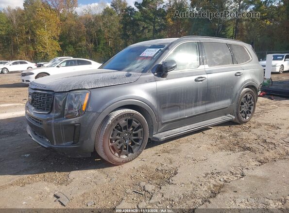 5XYP5DHC5MG098657 2021 KIA TELLURIDE Серый Передняя левая четверть