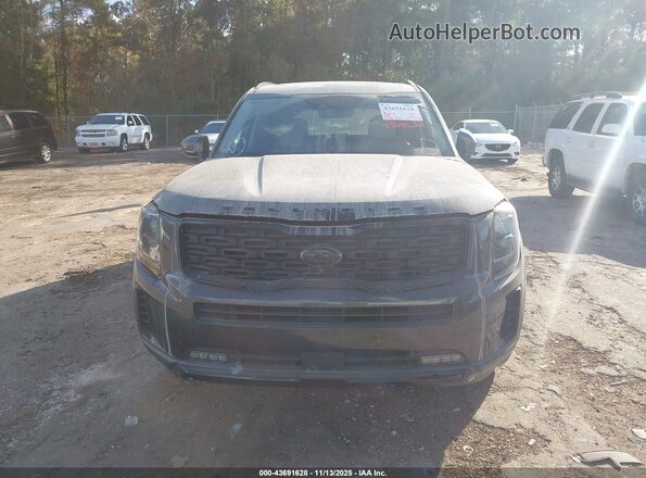 5XYP5DHC5MG098657 2021 KIA TELLURIDE Серый Вид задней части салона