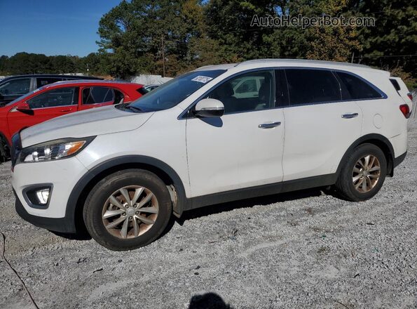 5XYPG4A39GG047798 2016 KIA SORENTO White Przód lewy