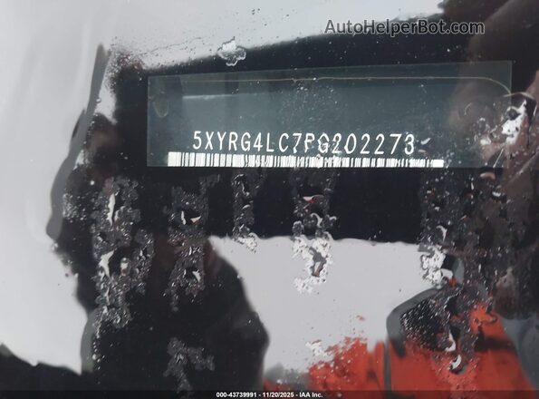 5XYRG4LC7PG202273 2023 KIA SORENTO Серый Вид подкапотного пространства