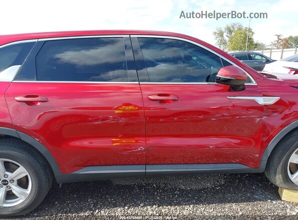 5XYRG4LC9MG001616 2021 KIA SORENTO Красный Вид задней части салона