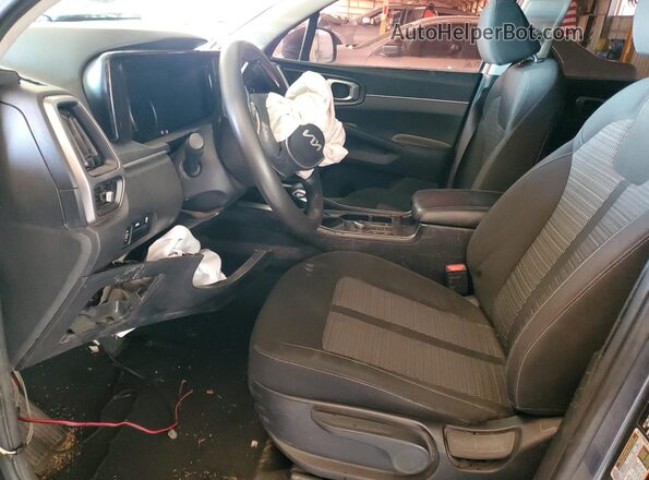 5XYRGDLC5NG094345 2022 KIA SORENTO Черный Вид салона спереди