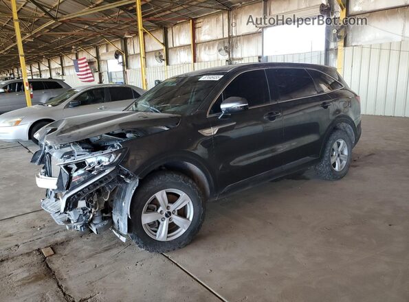 5XYRGDLC5NG094345 2022 KIA SORENTO Черный Передняя левая четверть