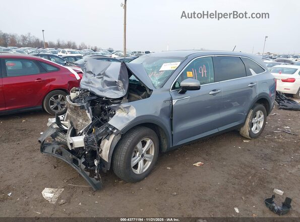 5XYRGDLC7MG069820 2021 KIA SORENTO Синий Передняя левая четверть