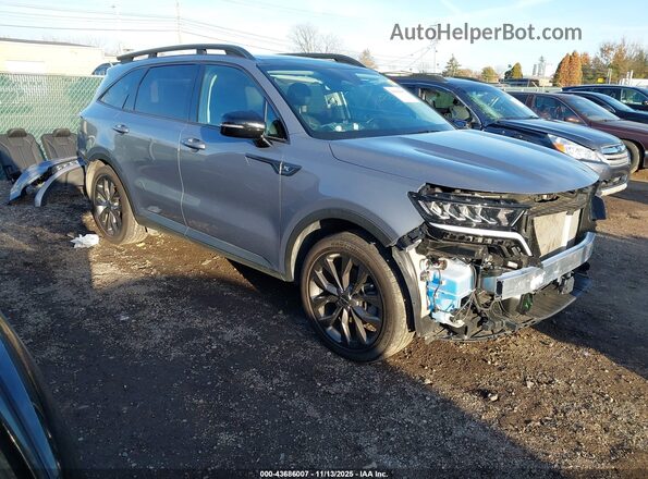 5XYRHDLF7PG189807 2023 KIA SORENTO Gray Przód prawy