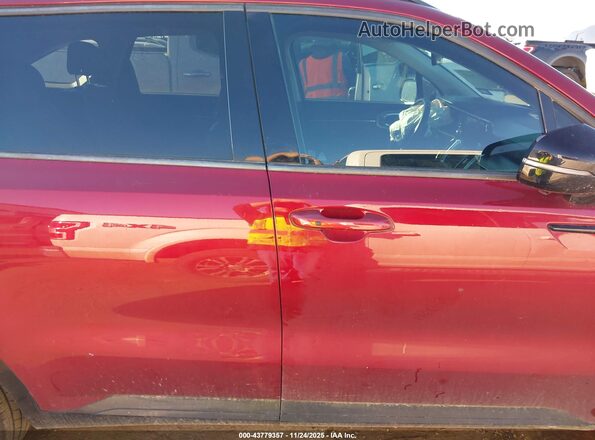 5XYRK4LF9MG066474 2021 KIA SORENTO Темно-бордовый Вид задней части салона