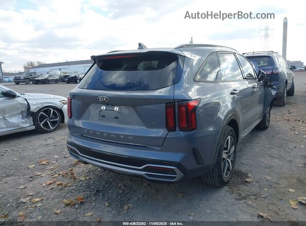 5XYRL4LC3MG060656 2021 KIA SORENTO Серый Задняя правая четверть