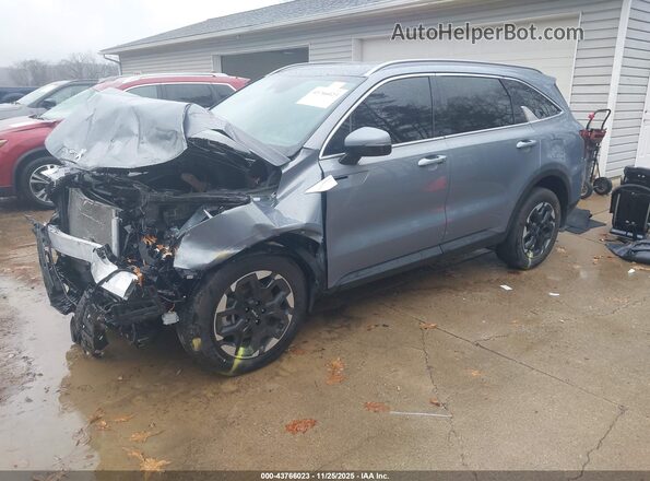 5XYRLDJC6RG273689 2024 KIA SORENTO Blue Vista tres cuartos delantera izquierda