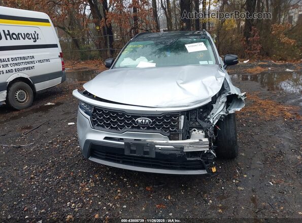 5XYRLDLC2MG012548 2021 KIA SORENTO Серебряный Вид щитка приборов