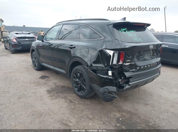 5XYRLDLC2MG073978 2021 KIA SORENTO Black Tył lewy