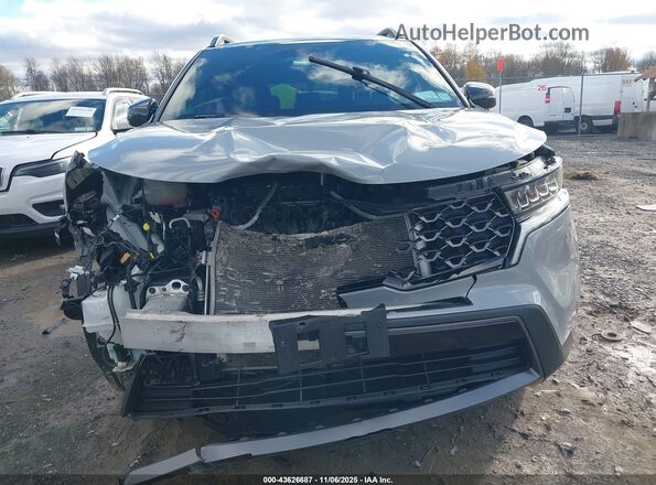 5XYRLDLC2NG071388 2022 KIA SORENTO Gray Սարքավորումների վահանակի տեսք