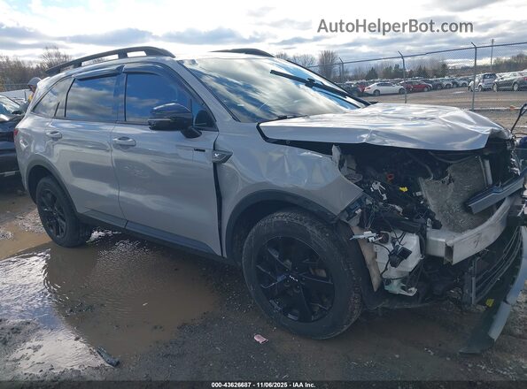 5XYRLDLC2NG071388 2022 KIA SORENTO Gray Առջևի աջ