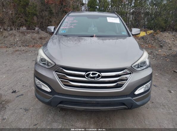 5XYZU3LB8GG313778 2016 HYUNDAI SANTA FE SPORT Brown Widok wnętrza z tyłu