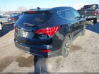 2016 Hyundai Santa Fe Sport 2.4l Black vin: 5XYZUDLB2GG330484