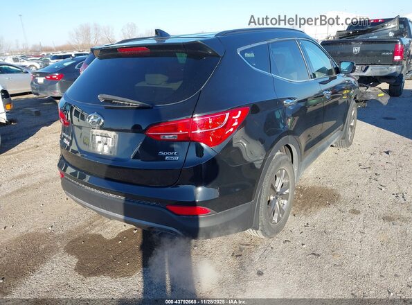 5XYZUDLB2GG330484 2016 HYUNDAI SANTA FE SPORT Black Հետևի աջ