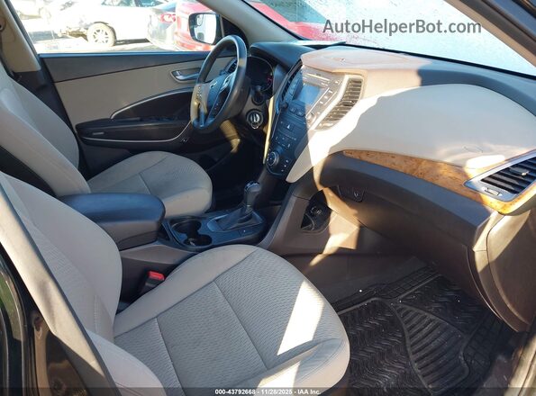 5XYZUDLB2GG330484 2016 HYUNDAI SANTA FE SPORT Black Սալոնի դիմացի տեսք