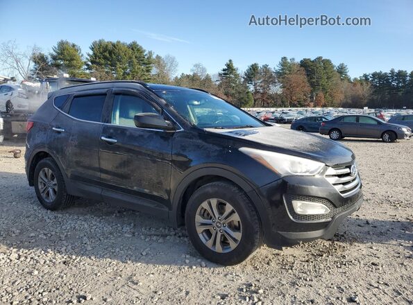 5XYZUDLB3GG345527 2016 HYUNDAI SANTA Черный Передняя правая четверть