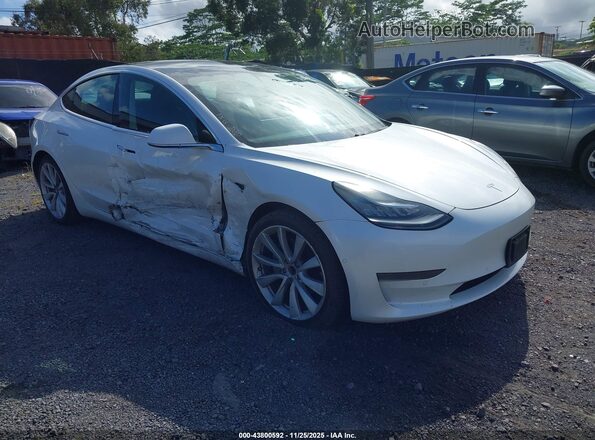 5YJ3E1EA6LF661687 2020 TESLA MODEL 3 White Przód prawy