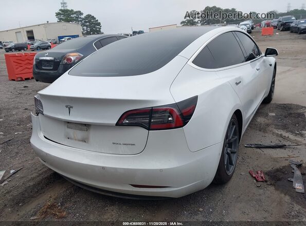 5YJ3E1EB0JF086332 2018 TESLA MODEL 3 White Rear right